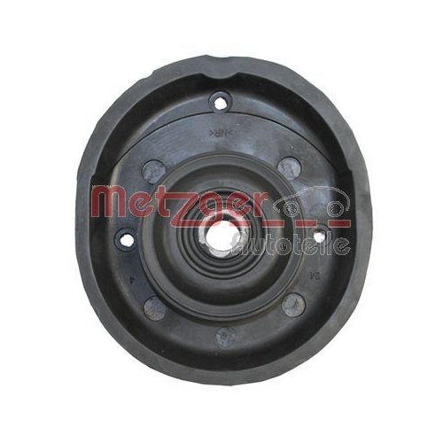 Federbeinst&uuml;tzlager METZGER 6490168 f&uuml;r CITRO&Euml;N/PEUGEOT, Vorderachse links, oben