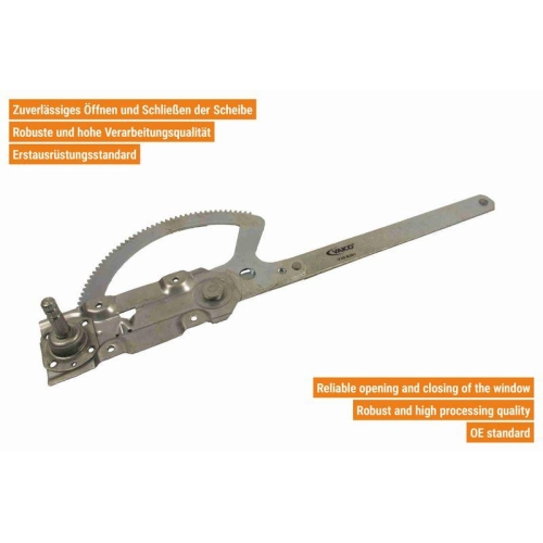 VAICO Fensterheber links und rechts manuell vorne V30-8301 + V30-8300 f&uuml;r MERCEDES-BENZ