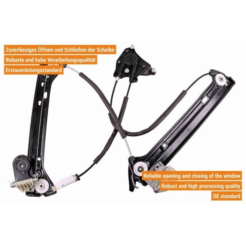 Fensterheber VAICO V20-8224 Original VAICO Qualit&auml;t f&uuml;r BMW, vorne links
