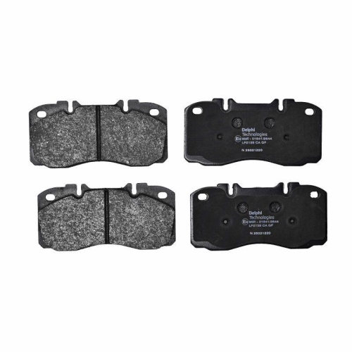 DELPHI LP2138 Bremsbelagsatz, Scheibenbremse f&uuml;r IVECO, Hinterachse, Vorderachse