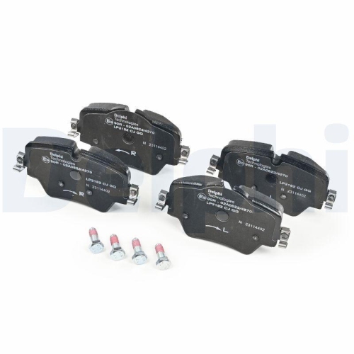 DELPHI LP3182 Bremsbelagsatz, Scheibenbremse f&uuml;r BMW TOYOTA MINI, Vorderachse