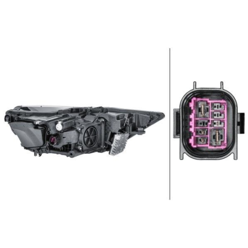 HELLA Hauptscheinwerfer 1ZX 013 376-111 für AUDI VW, links