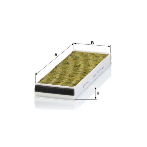 Filter, Innenraumluft MANN-FILTER FP 3023-2 FreciousPlus f&uuml;r VAG
