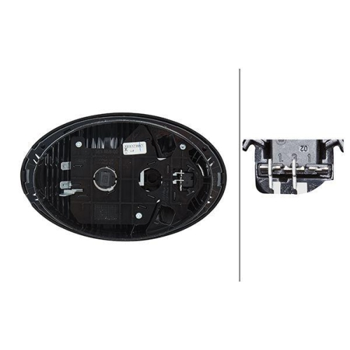 HELLA Innenraumleuchte 2JA 009 294-001 für, Innenraum