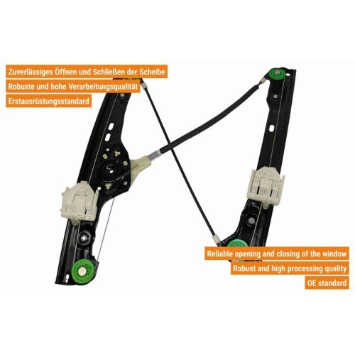 VAICO Fensterheber links und rechts elektrisch vorne V20-9740 + V20-9741 f&uuml;r BMW