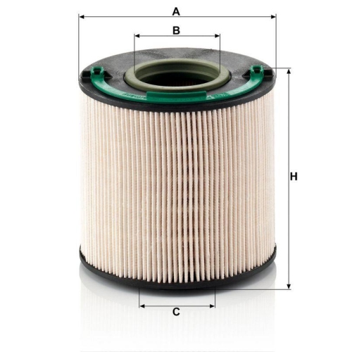 Kraftstofffilter MANN-FILTER PU 1040 x f&uuml;r VAG
