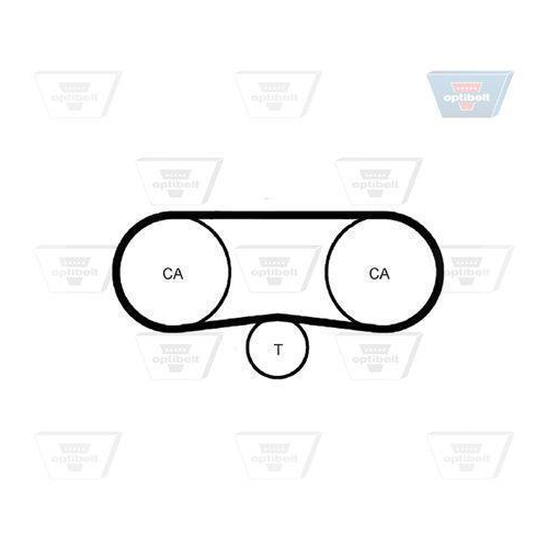 Zahnriemensatz OPTIBELT KT 1464 Optibelt-ZRK KIT für