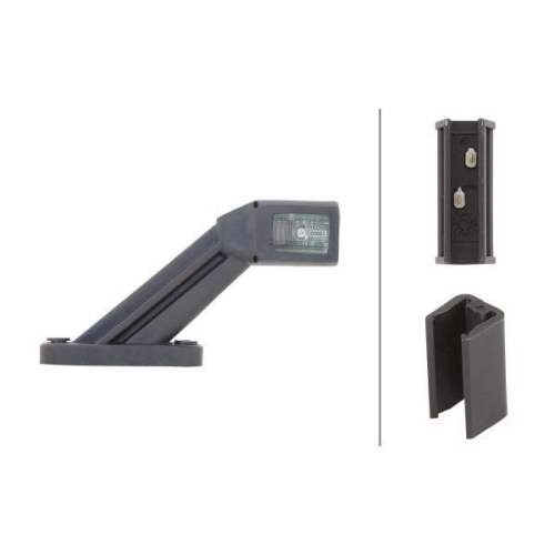 HELLA Umrissleuchte 2XS 011 769-091 für SCANIA, links, seitlicher Anbau