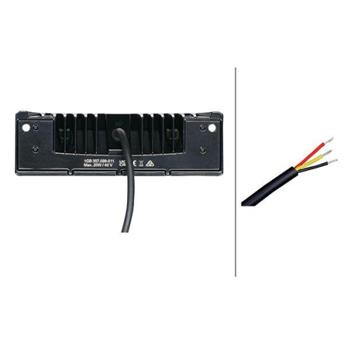 HELLA Arbeitsscheinwerfer 1GB 357 098-011 für DAF