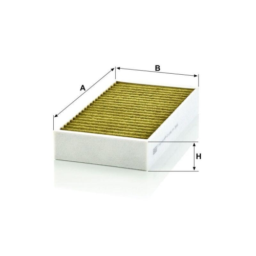 Filter, Innenraumluft MANN-FILTER FP 2646-2 FreciousPlus f&uuml;r MERCEDES-BENZ
