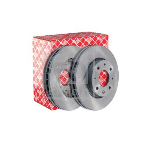 Bremsscheibe FEBI BILSTEIN 170699 f&uuml;r HYUNDAI KIA, Vorderachse