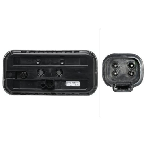 HELLA Heckleuchte 2VA 011 900-031 für HYDREMA, links, rechts