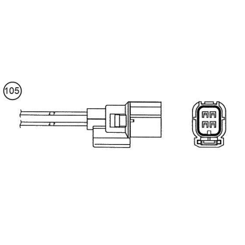 Lambdasonde NTK 0075 f&uuml;r