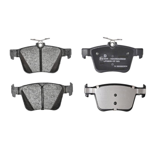 DELPHI LP3839 Bremsbelagsatz, Scheibenbremse f&uuml;r AUDI SEAT SKODA VW CUPRA