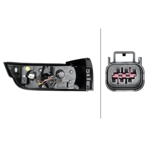 HELLA Heckleuchte 2SK 010 563-221 für LAND ROVER, rechts