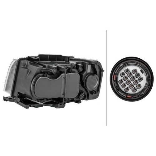 HELLA Hauptscheinwerfer 1LL 354 813-081 für LAND ROVER, rechts