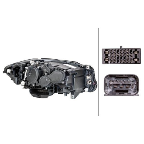 HELLA Hauptscheinwerfer 1LX 011 072-931 für BMW, links