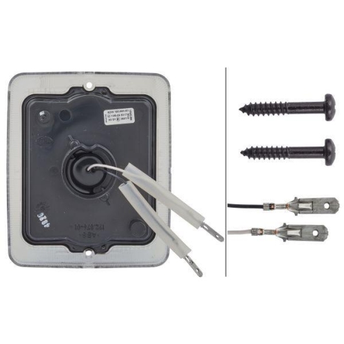 HELLA Lichtscheibe, Bremsleuchte 9DW 195 804-031 für
