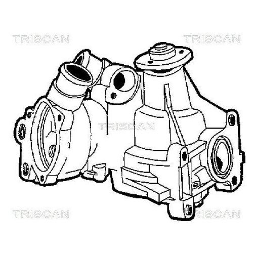 Wasserpumpe, Motork&uuml;hlung TRISCAN 8600 23002 f&uuml;r MERCEDES-BENZ SSANGYONG DAEWOO
