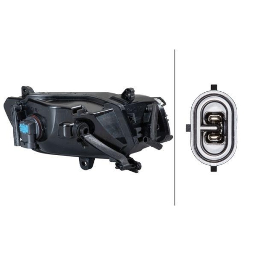 HELLA Nebelscheinwerfer 1NG 354 842-011 für AUDI, links