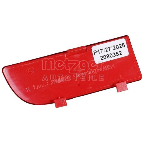 R&uuml;ckstrahler METZGER AUTOTEILE 2080352 GREENPARTS f&uuml;r MERCEDES-BENZ, Sto&szlig;f&auml;nger