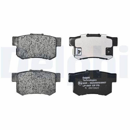 DELPHI LP1507 Bremsbelagsatz, Scheibenbremse f&uuml;r FIAT HONDA SUZUKI ACURA