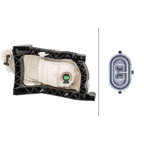 HELLA Nebelscheinwerfer 1ND 010 223-231 für DAF, links