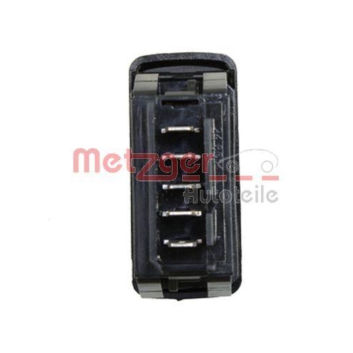 Schalter, Fensterheber METZGER 0916588 für RENAULT, vorne links, vorne rechts