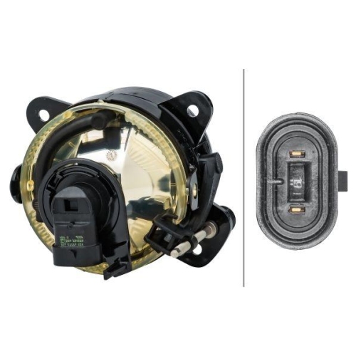 HELLA Nebelscheinwerfer 1N0 271 247-051 für SKODA VW, links