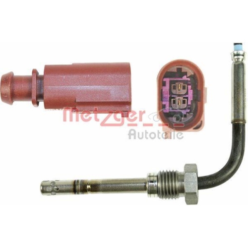 Sensor, Abgastemperatur METZGER 0894265 ORIGINAL ERSATZTEIL f&uuml;r AUDI VW, links