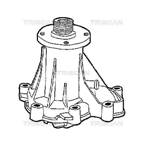 Wasserpumpe, Motork&uuml;hlung TRISCAN 8600 23010 f&uuml;r MERCEDES-BENZ