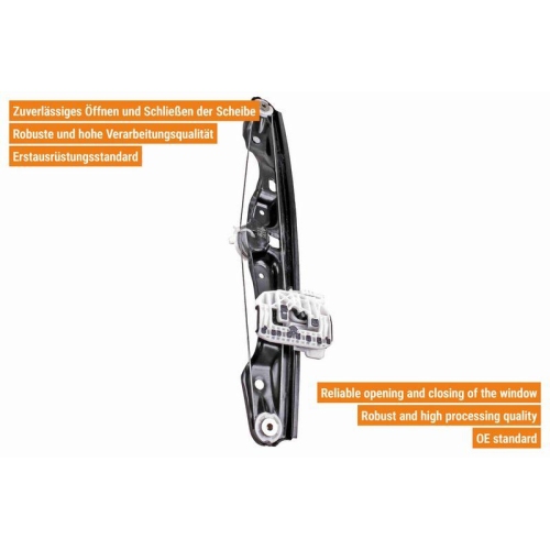 Fensterheber VAICO V20-7396 Green Mobility Parts für BMW, hinten rechts