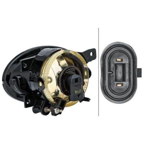 HELLA Nebelscheinwerfer 1N0 010 375-321 für VW, rechts