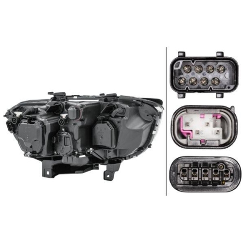 HELLA Hauptscheinwerfer 1EL 158 083-011 für BMW, links