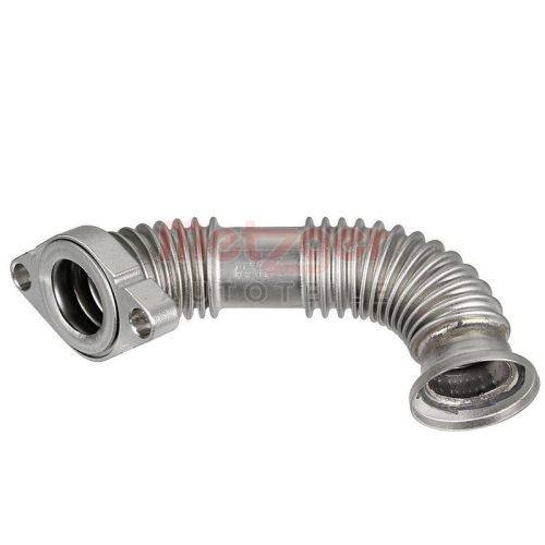 Rohrleitung, AGR-Ventil METZGER 08920123 für OPEL GENERAL MOTORS, vorne