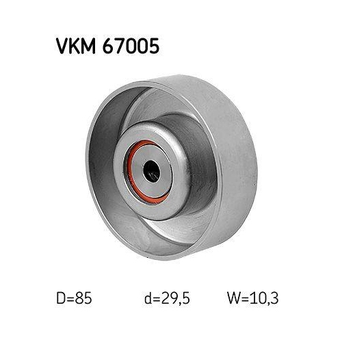 Umlenk-/F&uuml;hrungsrolle, Keilrippenriemen SKF VKM 67005 f&uuml;r DAIHATSU TOYOTA, unten