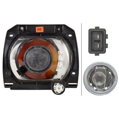 HELLA Scheinwerfereinsatz, Hauptscheinwerfer 1AE 003 427-161 für IKARUS IVECO