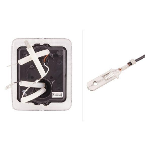 HELLA Lichtscheibe, Schlussleuchte 9DW 195 804-271 für FELDBINDER