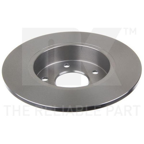 Bremsscheibe NK 202257 f&uuml;r NISSAN, Hinterachse