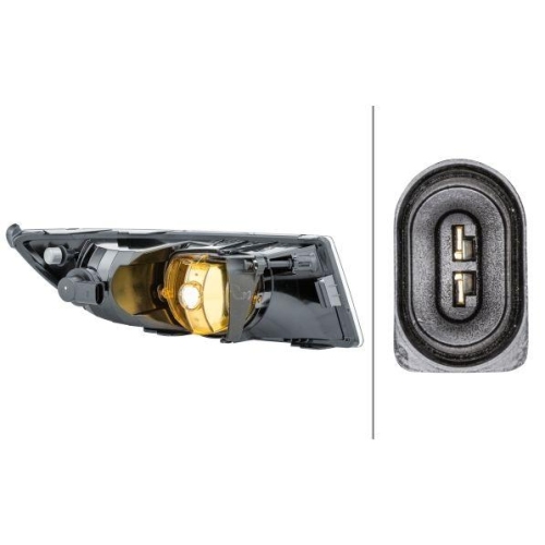 HELLA Nebelscheinwerfer 1NE 010 299-111 für SKODA VW, links