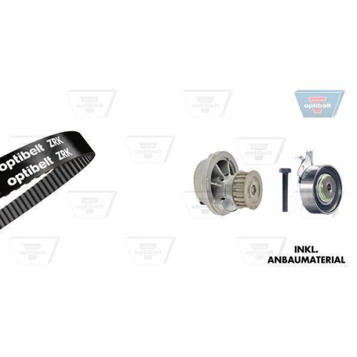 Wasserpumpe + Zahnriemensatz OPTIBELT KT 1002 W1 Optibelt-WAPU-KIT für