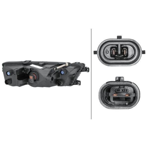 HELLA Nebelscheinwerfer 1NG 354 844-131 für SKODA, links