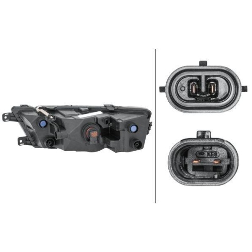 HELLA Nebelscheinwerfer 1NG 354 844-141 für SKODA, rechts