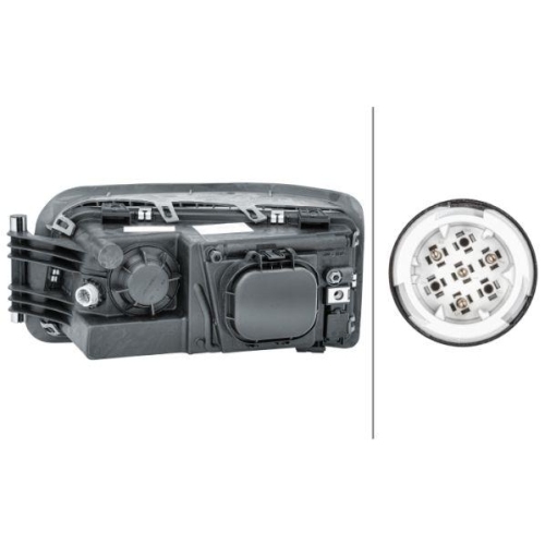 HELLA Hauptscheinwerfer 1EH 354 984-021 für MAN, rechts