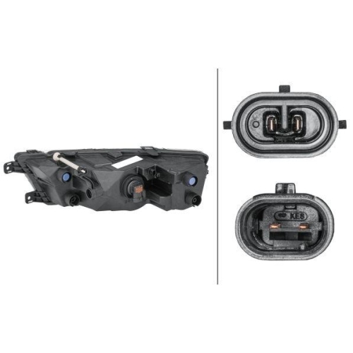 HELLA Nebelscheinwerfer 1NG 354 844-161 für SKODA, rechts