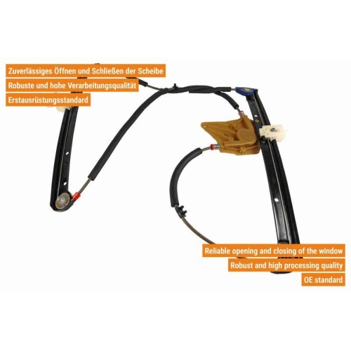 Fensterheber VAICO V10-9818 Original VAICO Qualit&auml;t f&uuml;r AUDI SEAT SKODA VW VAG
