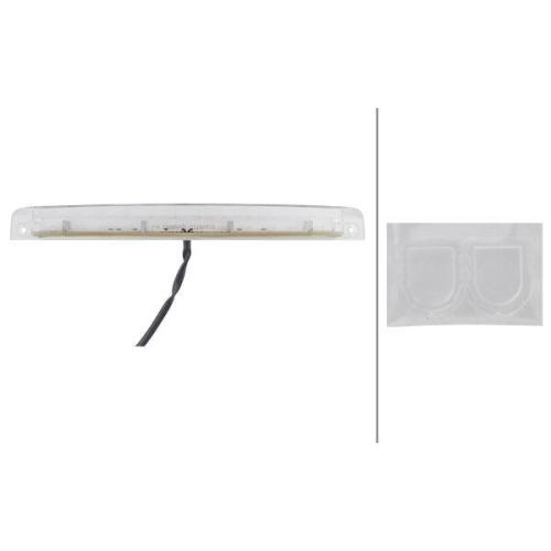 HELLA Zusatzbremsleuchte 2DA 959 580-551 für WIESMANN LORINSER, hinten