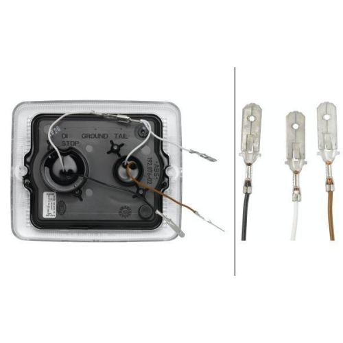 HELLA Lichtscheibe, Blinkleuchte 9DW 195 804-181 für