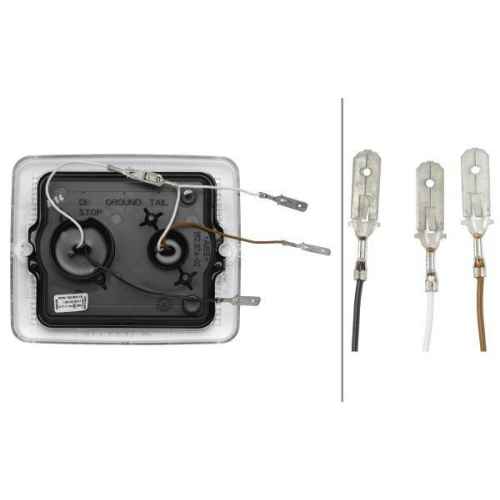 HELLA Lichtscheibe, Blinkleuchte 9DW 195 804-191 f&uuml;r DAF