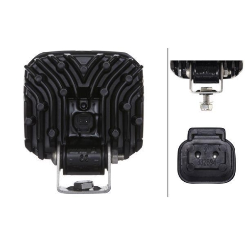 HELLA Arbeitsscheinwerfer 1GA 995 506-011 f&uuml;r SCANIA FAUN AMMANN